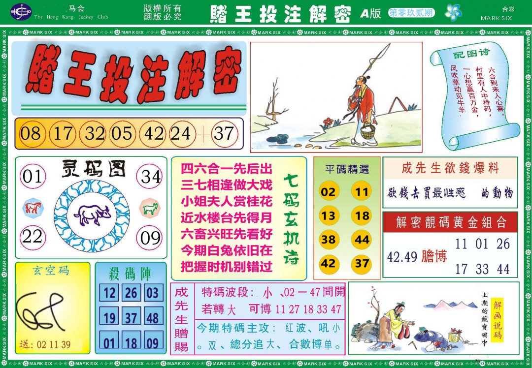 092期赌王投注解密[图]